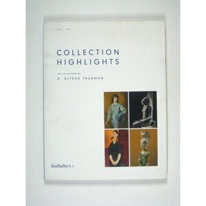 Collection Highlights Sothebys 2015 to 2016 Alfred Taubman Artwork Catalog